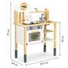 Ecotoys dětská dřevěná kuchyňka Clock Kitchen