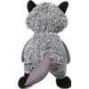 BabyOno Plyšová hračka s chrastítkem Racoon Rocky Mýval, černo-bílý