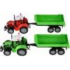 Traktor s vlekem a výklopkou - mix 2 barvy