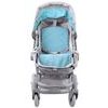 Kočárek pro panenky 4v1 kombinovaný Alice 4543 tyrkysový