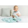 Sensillo Dětská pletená bambusová deka do kočárku 100x80 cm máta
