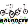Dětské odrážedlo s nafukovacími koly 12" Balancer bílé