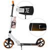 Dětská skládací koloběžka s hliníkovým rámem Scooter bílo-oranžová