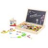 Ecotoys dřevěná magnetická tabulka Puzzle