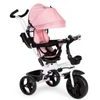 Ecotoys dětská tříkolka s otočným sedadlem S-Trike růžová