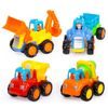 Huile Toys sestava 4 autíček na setrvačník Farm Country Vehicle