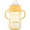 CANPOL babies Hrneček se silikonovým pítkem FirstCup 250ml žlutý
