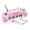Dětské elektronické klávesy s mikrofonem Music Station růžové