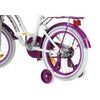 Mexller dětské kolo SISI 16" s vodící tyčí bílofialové