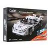 CaDA dětská stavebnice sportovní auto Apocalypse 368 dílků bílé