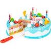 Ecotoys narozeninová sada Dort modrá 80 součástí