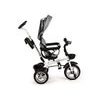 Ecotoys dětská tříkolka s otočným sedadlem 2v1 šedá