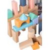 Ecotoys sada dřevěných kostek 100 ks v boxu