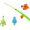 Magnetická Hra ryby/rybář 3ks+prut - mix barev