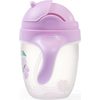 Dětský hrneček se zatíženým brčkem - fialový