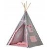 Ecotoys dětský indiánský stan TeePee s trojúhelníčky