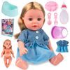 Interaktivní mluvící panenka s příslušenstvím Lucky Doll 33 cm