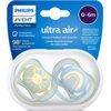 Philips Avent ultra air Dudlík pro novorozence 0-6m slunce/duha