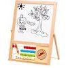 Ecotoys oboustranná kreslící tabule s počítadlem Abacus Board