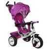 Majlo Toys dětská tříkolka Storm s gumovými koly fialová