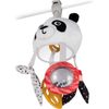 CANPOL babies Senzorická závěsná cestovní hračka PANDA s klipem BabiesBoo