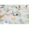 Dětská matrace do postýlky panda a liška 120x60 cm