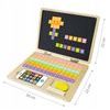 Ecotoys dřevěný notebook s magnetickým monitorem