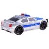 Policejní auto na setrvačník se světly a zvuky City Service 1:20 stříbrné
