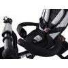 Dětská tříkolka Tiny Bike s otočným sedadlem 3v1 šedá