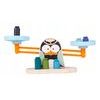 Dřevěná naučná váha pro děti Penguin Balance