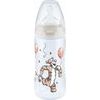 Nuk Láhev Disney indikátor teploty, silikonová savička, 300ml, 0-6m