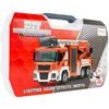 Šroubovací požární auto v kufříku se světly a zvuky Fire Truck