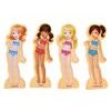Dřevěná magnetická ukládačka se 4 modelkami Fashion Dress-Up
