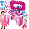 Přenosný salón krásy pro děti s příslušenstvím Beauty Set