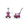 Odrážedlo Super Coupe s vodící tyčí 3v1 fialové
