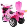 Dětská elektrická tříkolka Racing Pink
