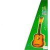 Dětská dřevěná kytara 60 cm s červeným trsátkem