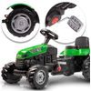 Dětský šlapací traktor s vlečkou Active Pedal zelený