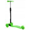 Dětská koloběžka Glow Scooter se svítícími koly zelená