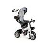 Ecotoys dětská tříkolka s otočným sedadlem 2v1 šedá