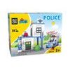 Blocki Mubi stavebnice Policejní stanice se světlem a zvukem 38 dílů