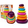 Pyramida z barevných kroužků