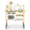 Ecotoys dětská dřevěná kuchyňka Clock Kitchen