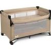 Dětská cestovní postýlka CARETERO ESTI se stahovací bočnicí brown
