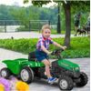 Dětský šlapací traktor s vlečkou Active Pedal zelený