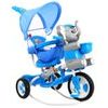 Dětská tříkolka s vodící tyčí Slon modrý