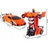 Robot transformer 2v1 Robocar 1:18 oranžový