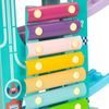 Ecotoys dětské cimbálky se skluzavkou a 6 autíčky