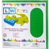 LW Toys Velká podložka na stavění 50x50 bodů zelená