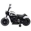 Dětská elektrická motorka Faster - bílá